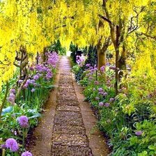 Схема вышивки «Осень в парке»