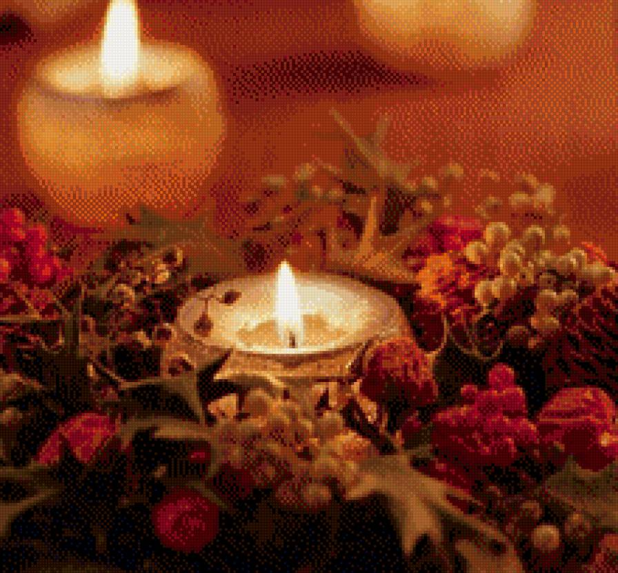 Свечи - свечи, новый год - предпросмотр