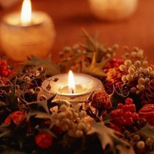 Схема вышивки «Свечи»