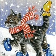 Схема вышивки «домашние любимцы»