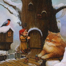 Схема вышивки «зимняя сказка»