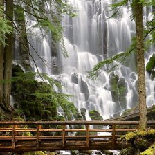 Схема вышивки «водопад»