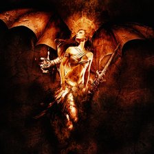 Схема вышивки «дьяволица»