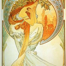 Схема вышивки «худ.Альфонс Муха Картина»