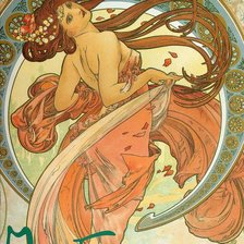 Схема вышивки «худ.Альфонс Муха Картина»