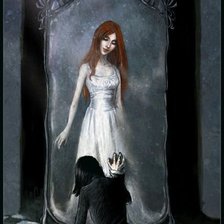 Схема вышивки «Снегг и зеркало Ейналеж»