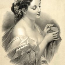 Схема вышивки «монохром»