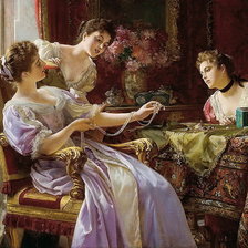 Схема вышивки «высшее общество»