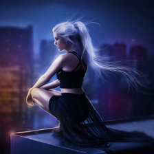 Схема вышивки «во мраке»