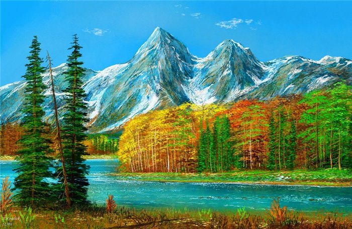 серия "пейзажы" - природа.пейзаж.горыюрека - оригинал