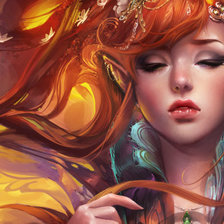 Схема вышивки «Эльфийка»