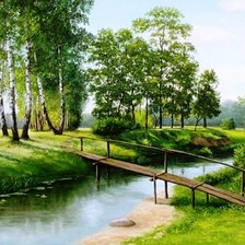 Схема вышивки «тихая речка-5»