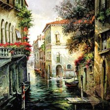 Схема вышивки «Пейзаж»