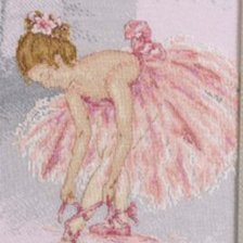 Схема вышивки «Балерина»