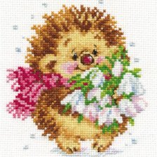 Схема вышивки «Ежик»