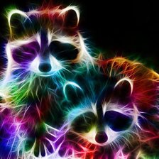 Схема вышивки «Барсуки»