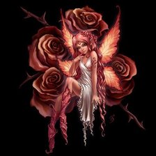 Схема вышивки «девушка»