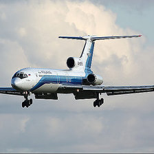 Схема вышивки «ту-154м»