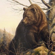 Схема вышивки «Миша»