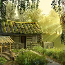 Схема вышивки «рассвет»