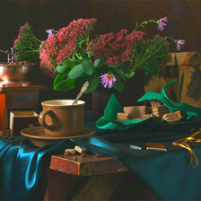 Схема вышивки «Кофе»