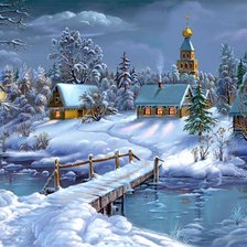 Схема вышивки «Виктор Цыганов 6 зимняя сказка»