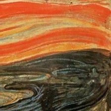 Схема вышивки «Эдвард Мунк  "Крик" часть 2 верх»