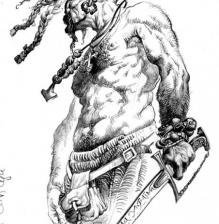 Схема вышивки «Козак»