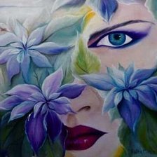 Схема вышивки «Взгляд»