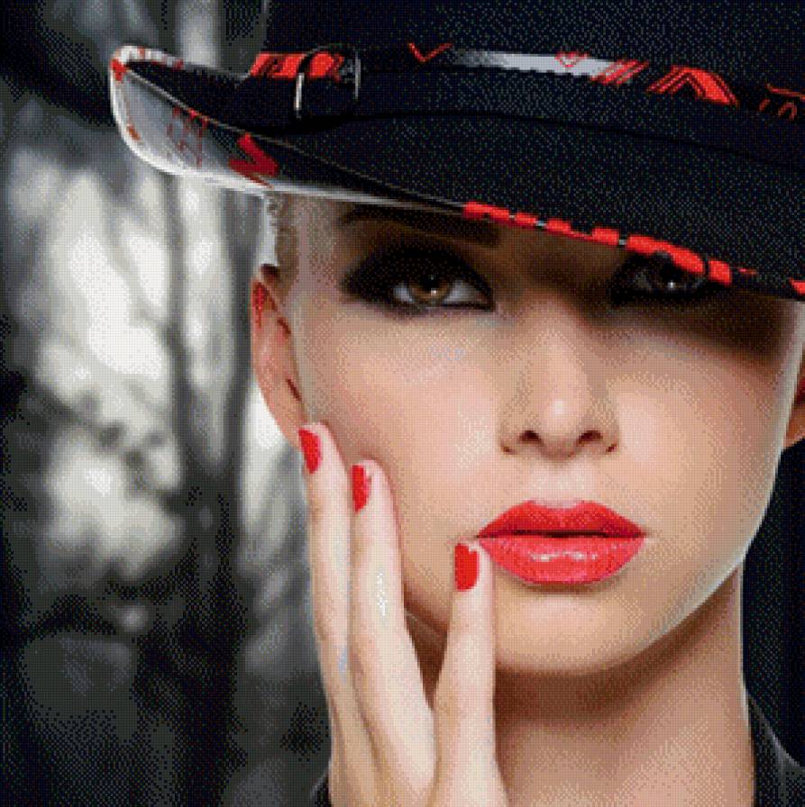 Эффектная дама - дама, красавица, девушка - предпросмотр