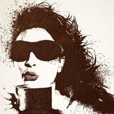 Схема вышивки «кофе»