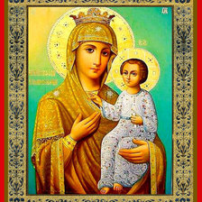 Схема вышивки «избавительница»