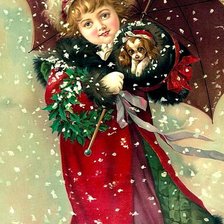 Схема вышивки «Опять метель...»