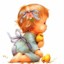 Схема вышивки «малыш»