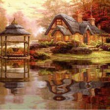 Схема вышивки «domik»