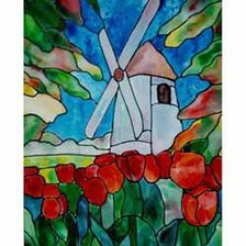 Схема вышивки «Мельница»