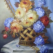 Схема вышивки «прекрасный букет»