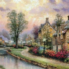 Схема вышивки «томас кинкейд 1»