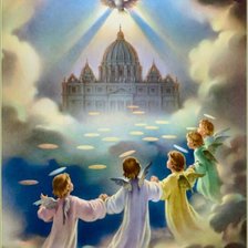 Схема вышивки «Ангелочки»