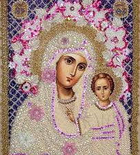 Схема вышивки «Дева Мария»