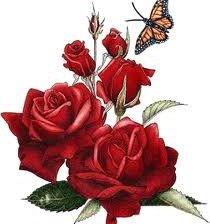 Схема вышивки «розы»