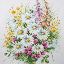 Схема вышивки «букет»