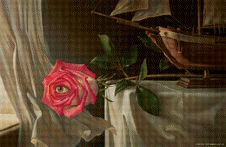 В. Куш - роза, картина - предпросмотр