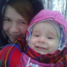 Схема вышивки «мама и малыш»