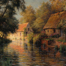 Схема вышивки «луис астон найт 22 у реки»