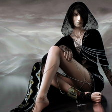 Схема вышивки «в чёрном»