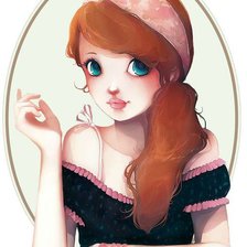 Схема вышивки «милашка»