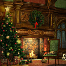 Схема вышивки «Новый год»