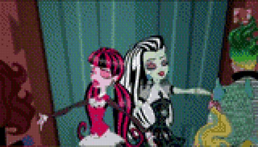 Френки и Ула - монстер хай, monster high - предпросмотр