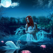 Схема вышивки «речная дриада»